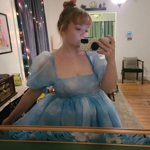 Head in the Cloud Puff Dress in large